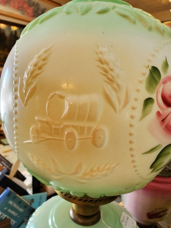 GWTW Lamp Wheat and Wagon - Image 4