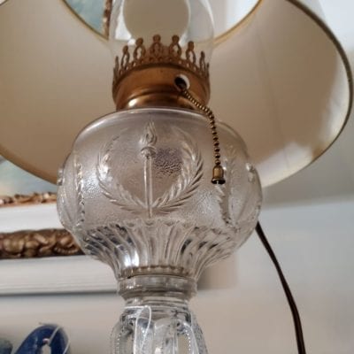 Pattern Glass Lamp