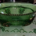 Fostoria Green Glass Bowl