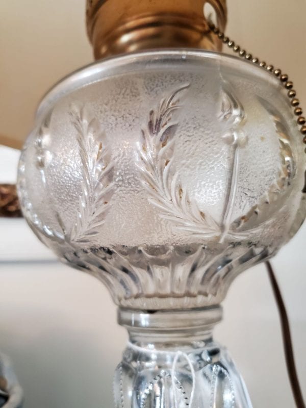 Pattern Glass Lamp - Image 3