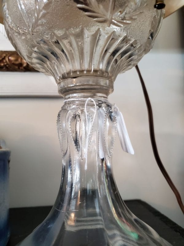 Pattern Glass Lamp - Image 2