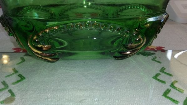 Fostoria Green Glass Bowl - Image 2