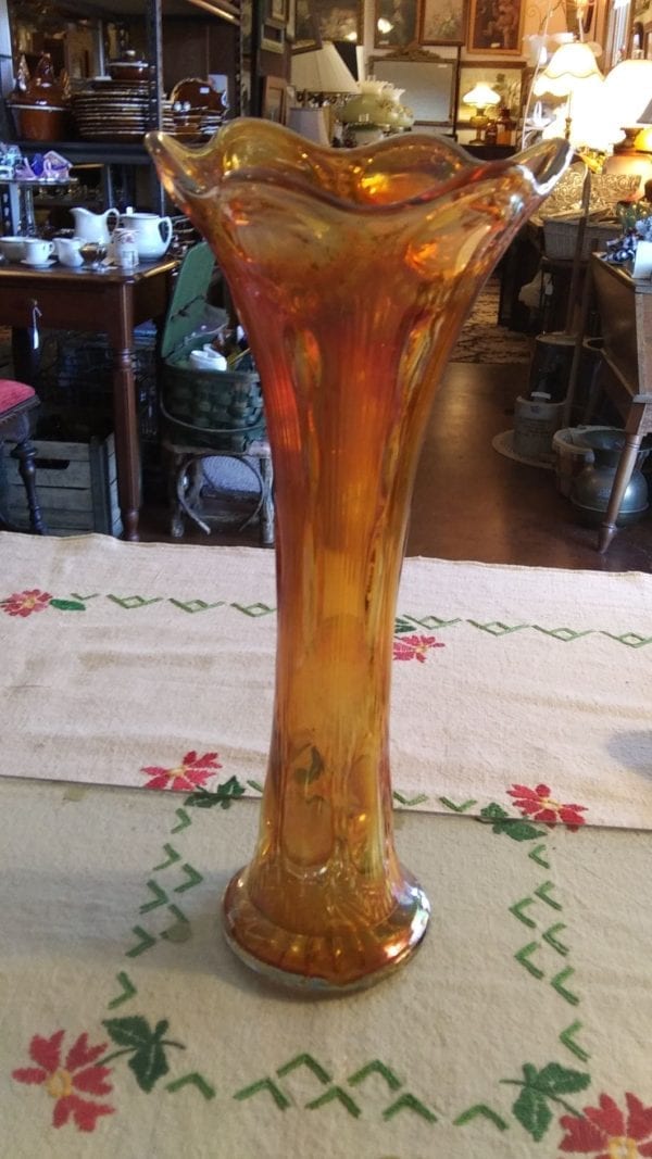 Carnival Glass Vase