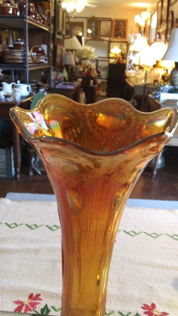 Carnival Glass Vase - Image 4