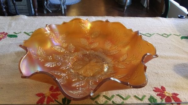 Fenton Carnival Glass Bowl