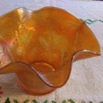 Fenton Carnival Glass Bowl
