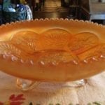 Fenton Carnival Glass Ice Cream Bowl (Rare)
