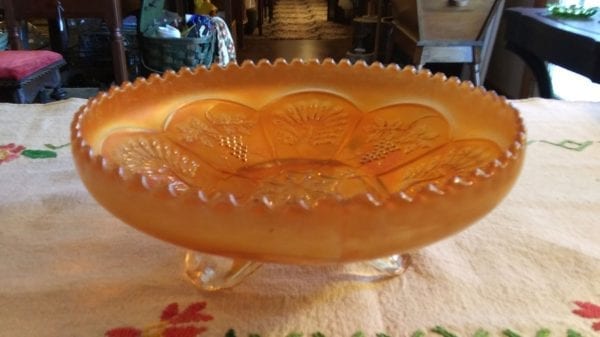 Fenton Carnival Glass Ice Cream Bowl (Rare)