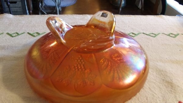 Fenton Carnival Glass Ice Cream Bowl (Rare) - Image 4