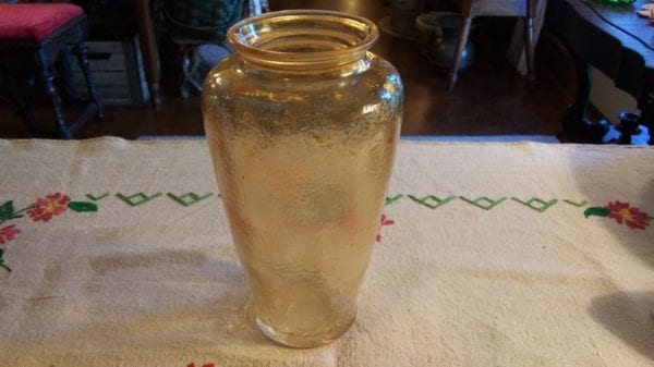 Carnival Glass Swan Vase (Old) - Image 3