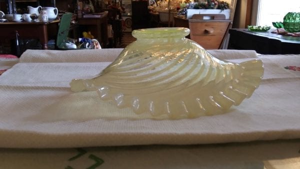 Opalescent Spiral Optic Bowl - Image 7