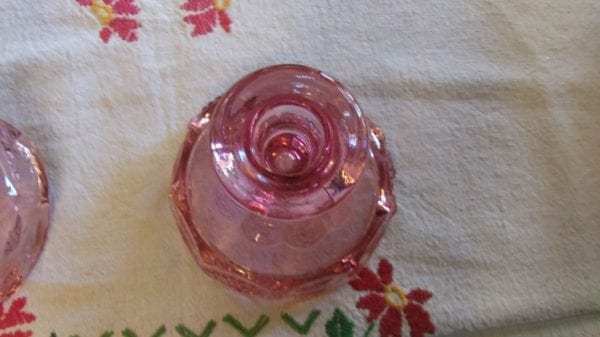 Fenton Pink Candlesticks (Pr) - Image 4