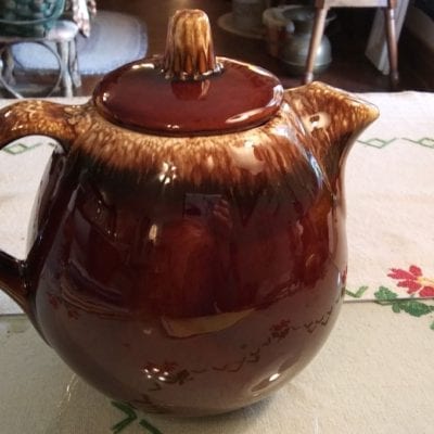 Hull Brown Drip Coffee/Tea Pot w/Lid