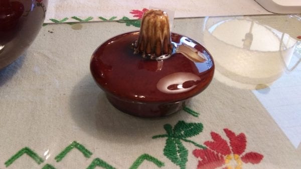 Hull Brown Drip Coffee/Tea Pot w/Lid - Image 3