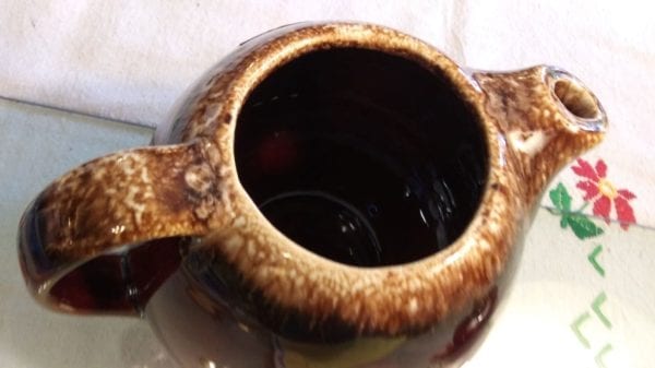 Hull Brown Drip Coffee/Tea Pot w/Lid - Image 4