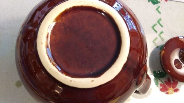 Hull Brown Drip Coffee/Tea Pot w/Lid - Image 5