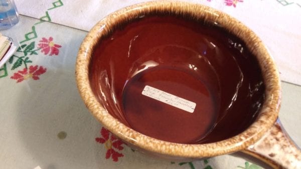 Hull Brown Drip French Handled Casserole Bowl - Image 4