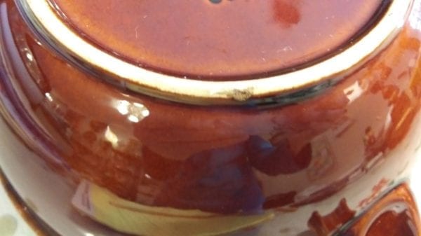 Hull Brown Drip French Handled Casserole Bowl - Image 6