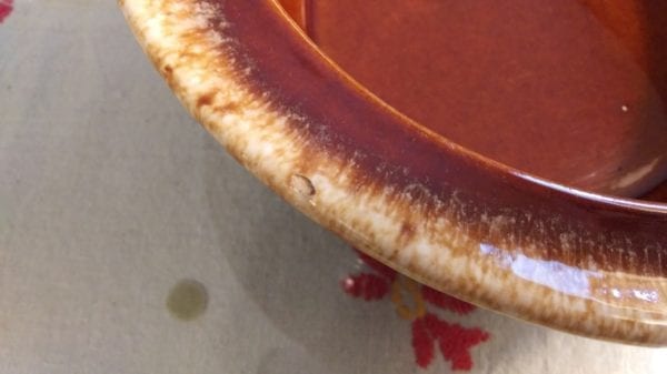Hull Brown Drip Casserole Bowl w/Lid 32oz - Image 3