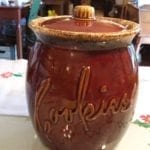 Hull Brown Drip Cookie Jar