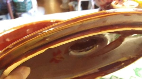 Hull Brown Drip Oval Baking Dish w/Lid - Image 5