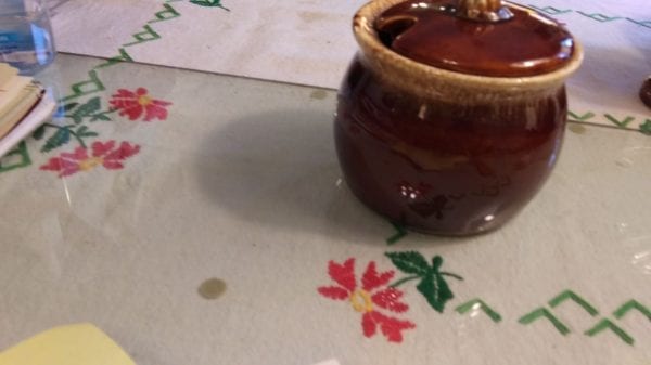 Hull Brown Drip Marmalade Bowl with Lid - Image 4
