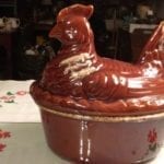 Hull Brown Drip Nesting Hen (Lg)