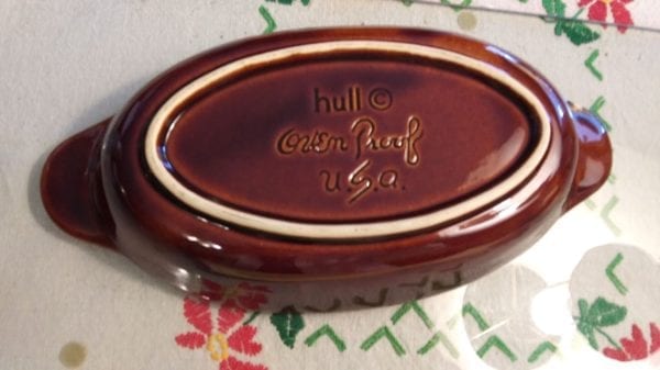 Hull Brown Drip Augratin Casserole Dish - Image 4