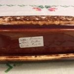 Hull Brown Drip Butter Dish