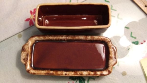 Hull Brown Drip Butter Dish - Image 4