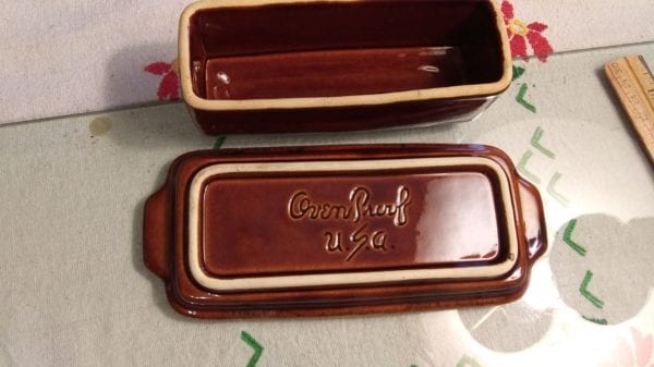 Hull Brown Drip Butter Dish - Image 3