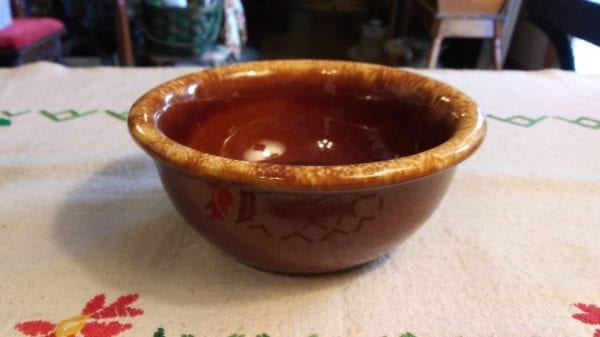 Hull Brown Drip Small Berry Bowl