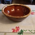 Hull Brown Drip Soup/Cereal Bowl