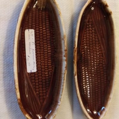 McCoy Brown Drip Corn Holders (Set of 2)