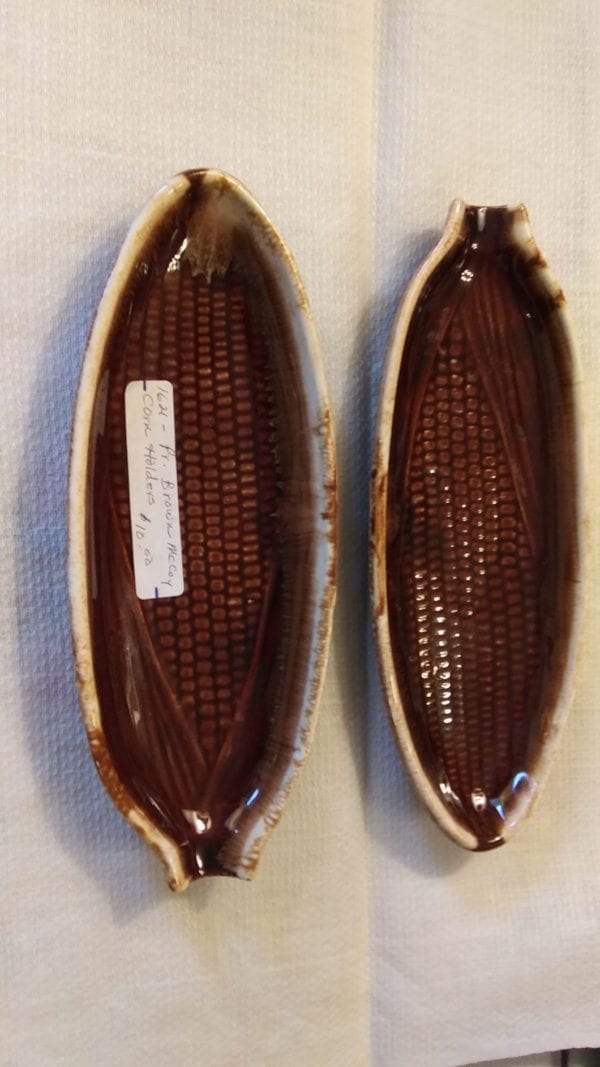 McCoy Brown Drip Corn Holders (Set of 2)