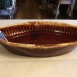 McCoy Brown Drip Augratin Bowl
