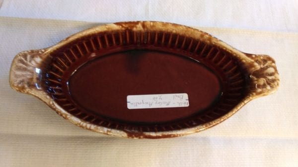 McCoy Brown Drip Augratin Bowl - Image 3