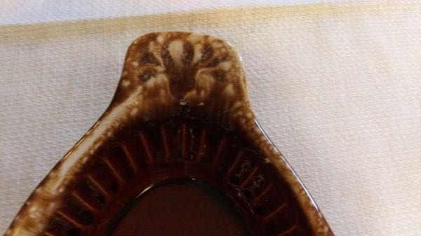McCoy Brown Drip Augratin Bowl - Image 4