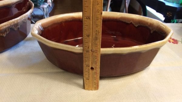 McCoy Brown Drip Large Serving Bowl - Image 4