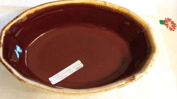 McCoy Brown Drip Serving Bowl Large - Image 3
