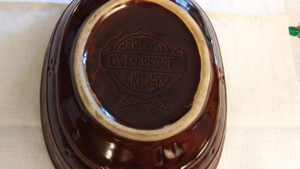 Marcrest Brown Large Divided Serving Bowl - Image 5