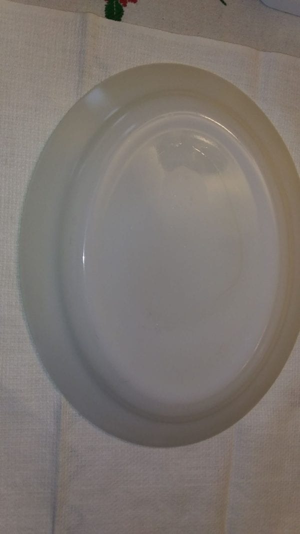 Moderntone Platonite Yellow Platter 12" (Small chip Not Seen) - Image 3