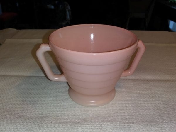 Moderntone Platonite Pink Sugar Bowl