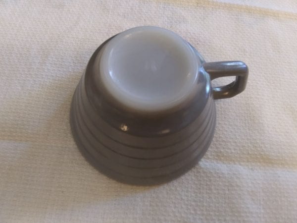 Hazel Atlas Moderntone Gray Cup - Image 3