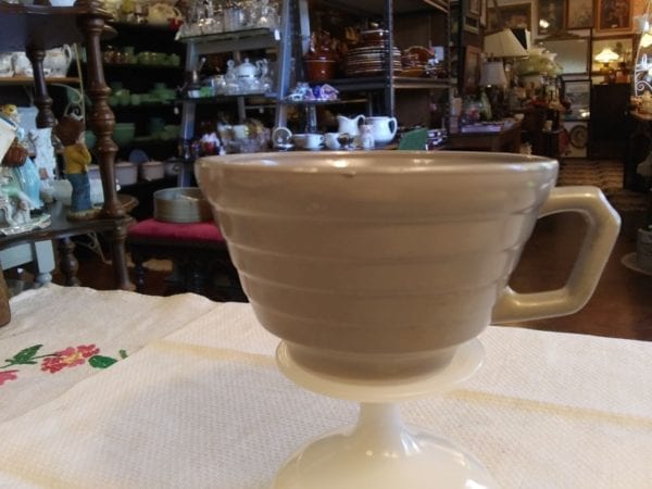 Hazel Atlas Moderntone Gray Cup