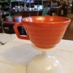 Hazel Atlas Moderntone Rust/Red Cup
