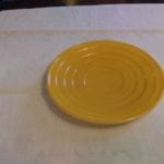 Hazel Atlas Moderntone Dark Yellow Saucer