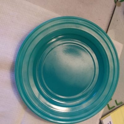 Moderntone Turquoise Salad Plate