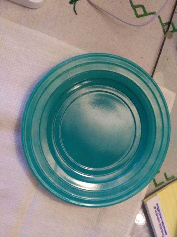 Moderntone Turquoise Salad Plate