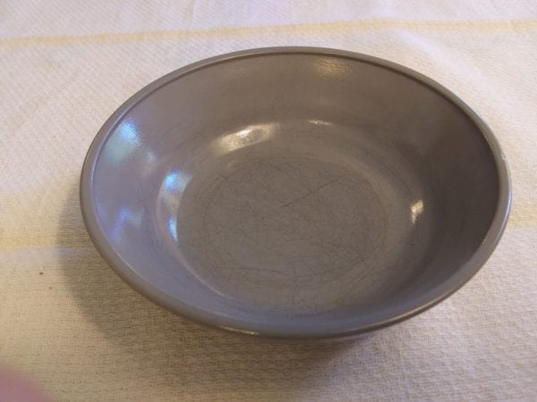 Moderntone Gray Berry Bowl (Used Condition)